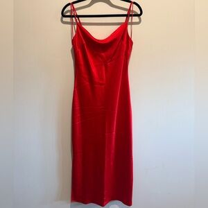 Vibrant Red cocktail dress